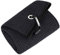 Mile High Life Dreifach gefaltetes Golfhandtuch | Premium Mikrofaser Stoff | Waffelmuster | Schwerlast Karabinerhaken | 14 Farben Optionen(Black/Navy)