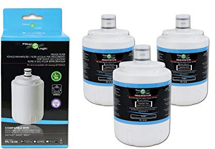 FilterLogic FFL-161M Fridge Water Filter Compatible with Maytag Jenn-Air PUR PuriClean UKF7003, UKF7002, UKF7001; Whirlpool EDR7D1; Smeg 763410342; Beko AP930, AP930S, AP930X; Lamona HJA6100 (3 Pack)