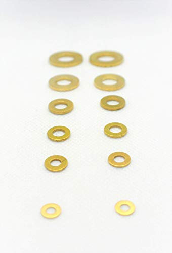 Unterlegscheiben aus Messing M10 DIN125 A flach/blank Messing (M10 (10mm))
