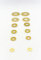 Brass Washers Form A M10, 10.3mm Inner Diamater x 20mm Outer Diameter x 1.9mm Thick DIN125 Pack of 10