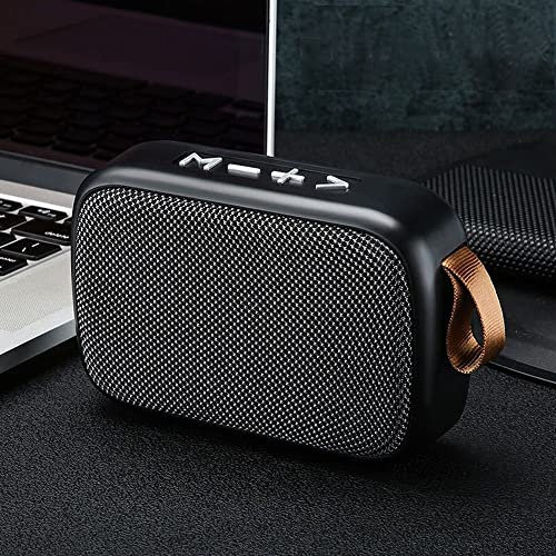 Cuifati Tragbarer Bluetooth-Lautsprecher mit Ladekabel, Drahtloser Stereo-Subwoofer USB-Sound mit FM-Radio, Unterstützung von Drahtlosem Bluetooth, Kartenverbindung,