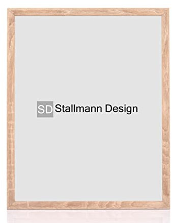 Stallmann Design Cadre photo « Galeria53 » - Dimensions : 70 x 90 cm - Couleur : chêne Sonoma - Baguette de cadre étroite de 20 mm
