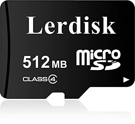 Lerdisk Tarjeta Micro SD al por mayor de fábrica producida por 3C Group Licenciatario autorizado (512 MB - pequeña capacidad, 1 unidad paquete)