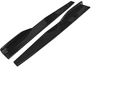 rweuiui Autotür Seitenschweller Lippe Spoiler 45cm Carbon Für B&MW E90 E39 E46 E91 F30 G20 E60 F11 F10 F07 G30 E53 Serie 1 2 4 6 3 5 M (Farbe : 45cm Black)