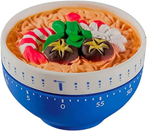 Minuterie créative, minuterie de la cuisine, minuteur de nouilles tirées à la main Timer de cuisine for la cuisson, jusqu'à 60 minutes, temporisation étanche, ce produit peut vous aider très bien (cou