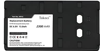 Gikysuiz 2300mAh Replacement Battery for Sony NP-33 NP-55 NP-55H NP-66 NP-68 NP-77 NP-77H NP-78 NP-90 NP-98 NP-98H NP-99 Ni-MH Battery