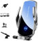 Caricabatterie wireless da auto, 15 W, ricarica rapida, supporto per cellulare, presa d'aria, ricarica wireless, ricarica magnetica, ricarica USB con porta USB di tipo C/iOS/Micro USB (argento)