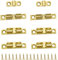 CEEYSEE 6 Stück Doppelrollenschnäpper Kugelspanner 40 mm Möbelriegel für Innentüren, Kleiderschrank, Schrank, Küchenschnäpper (SGSK4)