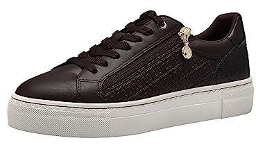Tamaris Damen Sneaker Low Vegan; MOCCA COMB/braun; 40 EU