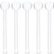 Operitacx Zuckerl Ffel Glasmischl?ffel 5 Espressolöffel Mini-Kaffeelöffel Für Tee Rührstab Rührlöffel 13 Cm Glaskaffee- Rührer Suppenl?ffel