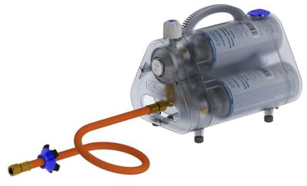 Cadac Trio Power Pack - Plastique - Caoutchouc - Métal – Comprend Un Sac de Rangement Pratique. - Gris - Bleu - Orange - Barbecue