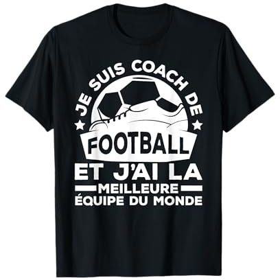 Coach De Football Humour Foot Maillot Cadeau Footballeur T-Shirt