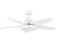 Orbegozo CP 116116 Ventilador Techo con Luz LED y Mando 116cm 40W Blanco