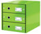 Click & Store Wow 3 Schubladenblock, A4, Grün