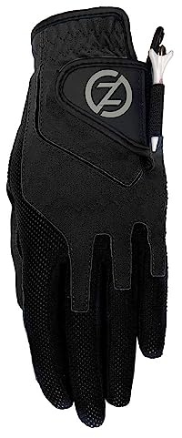 Zero Friction Juniors Compression Golf Glove - OSFM Black LH Glove (RH Golfer)