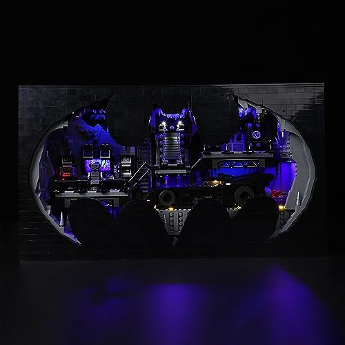 Kyglaring LED-Beleuchtungsset für Lego-76252 Batcave Shadow Box Baukästen - für Lego-Bauklötze Modell - Nicht im Lieferumfang enthalten Das Modellset (Classic Version)