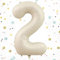 WOIRROIP Salbeigrün Luftballon 2,Zahlen Luftballon Salbeigrün, 40 Zoll Folienballon Olivgrün Zahlenballon 2 Helium Ballon, Luftballon 2. Geburtstag für 2 Jahre Geburtstagsdeko Kinder, Junge, Mädchen