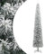 TANZEM Weihnachtsbaum Schlank mit Ständer Beschneit 300 cm PVC, Tannenbaum Künstlich, Christmas Tree, Tannenbaum Deko, Weihnachtsbäume, Christbaum - 357687
