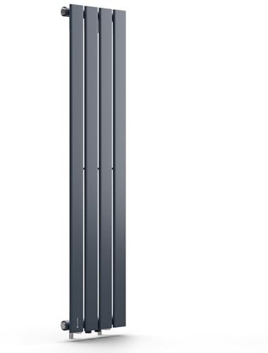 blumfeldt Radiador Electrico Bajo Consumo Pared Vertical, Toallero Electrico Baño, Estufas Electricas Bajo Consumo Tubos Verticales, Radiador Toallero Electrico 733W, Calefactor Pared Baño