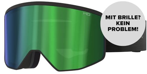 ATOMIC FOUR PRO L HD Skibrille I Mittelgroße Ski- & Snowboardbrille mit HD Scheibentechnologie für klare Sicht I Damen- & Herren-Ski-Brille mit Live Fit Rahmen für individuelle Passform