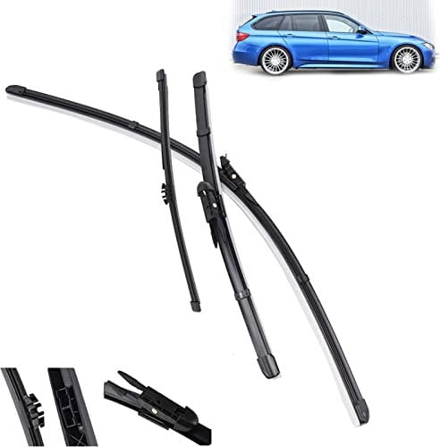 , Für BMW 3er 320d 330d 335d 316d 318d 320i 328i Touring, Für Kombi F31 2011-2019 Scheibenwischer vorne & Satz Heckwischerblätter
