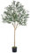 CQURE 150CM Artificial Olive Tree, Tall Faux Olive Tree Indoor Potted Fake Olive Plant with Natural Wood Trunk and Lifelike Fruits for Home Office Living Room Bedroom Decor