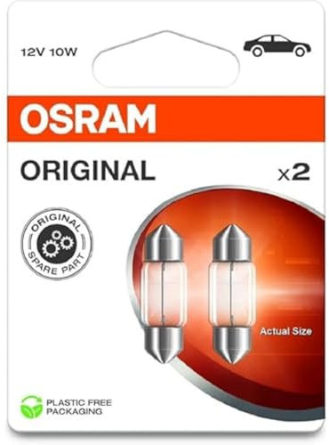 Osram ORIGINAL LINE 12V, Festoon, Doppelblister (2 Lampen), white