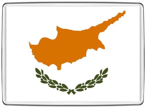 Pixly® Republic of Cyprus Flag Fridge Magnet Large Jumbo Size Greek Cypriot Keepsake Country Souvenir Novelty Refrigerator Magnets Gift