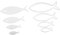 VICASKY 1 Satz Wandaufkleber Diy-aufkleber Fisch Aufkleber Wandtattoo Spiegel Selber Machen Spiegel-wandtattoo Fisch Wandtattoos Ozeanaufkleber Strand Wandtattoos Spiegeleffekt Acryl
