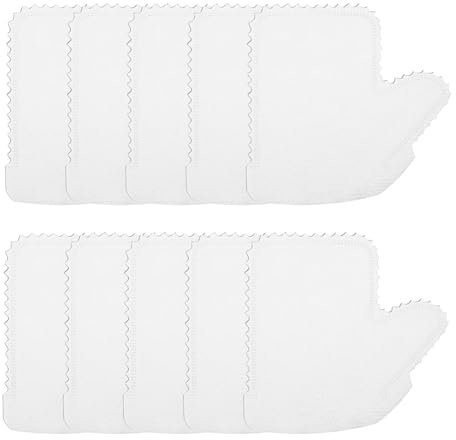 XQMMGO 10 Stück Putzhandschuhe, Handschuhe Küche, Waschhandschuh Auto, Waschbare Wiederverwendbare Staubhandschuh, Geschirrtücher, Jalousien, Lampen, Möbel