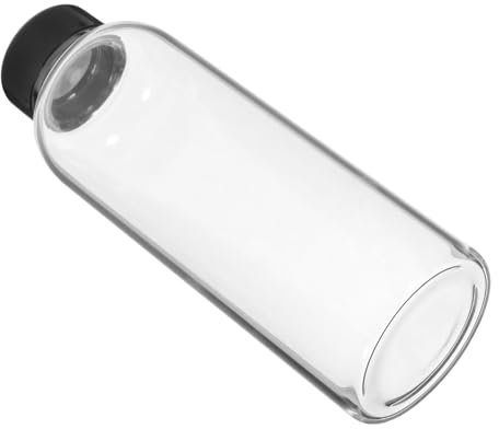CIYODO Glaswasserflasche Tragbar Saftflasche Transparent Trinkflasche Großes Fassungsvermögen Wasserflasche Für Büro Und Draußen