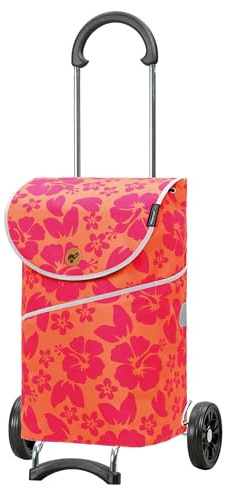 ANDERSEN Einkaufstrolley - Scala Shopper Mix A47 | mit Flüsterrädern, klappbar, aus Stahl, bis 40 kg - Tasche Limited Edition, Seitenfach, Innenfach, 46 L