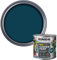 AOC24 Garden Fence Paint 250ml – Multi-Surface Exterior Paint for Wood, Brick, Metal, Stone & Terracotta – Waterproof, Resists Fading, Matt Finish for Sheds, Fences, Garden Furniture Midnight Blue