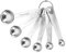 Measuring Spoons, Premium Heavy Duty 18/8 Stainless Steel Measuring Spoons Sets, Tablespoon with Metric, Set of 6 for Cake Baking Measuring Dry and Liquid Ingredients