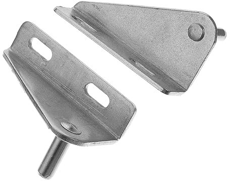 SEWOART 2 Piezas Bisagra de puerta de congelador profesional lavable bisagras del refrigerador bisagra reemplazable del congelador bisagra de nevera profesional Acero inoxidable Silver