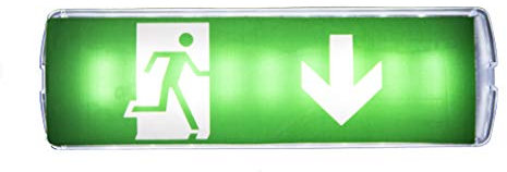 shopVG LED Notleuchte 18 LED Akku Not-betrieb Flucktweg Leuchte LED Notbeleuchtung 220V