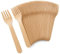 Tenedores de Madera Desechables 160 mm – Pack 500 Unidades | Cubiertos Ecológicos y Compostables | Sin Sabor | Tacto Suave | Ideales para Eventos, Catering y Para Llevar