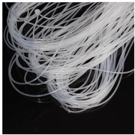 Tuyau en caoutchouc transparent de qualité alimentaire, 5 mètres, diamètre intérieur 0,3 mm à 6, micro-tuyau flexible silicone souple for aquarium(4x6mm)