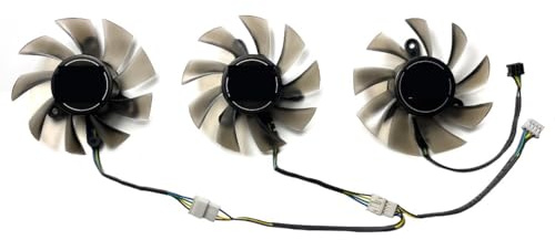 SHANGYG Für Galax für GeForce für RTX2070 2080 2080ti SG Edition Grafikkarte Ersatz Fan Ersatzteile(Set of Three Fans)