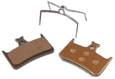 EGUIAS M1 Mountainbike-Hydraulikbremse, voll CNC, leicht, MTB-Öldruck-Scheibenbremsen-Set, vordere und hintere MTB-Bremse Fahrrad Trommelbremse Bremstrommel hinterrad(X4 Pads a Pair)