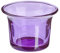 Teelicht Glas Lila, Windlicht, 10 Stk., mediterranes Wohnen
