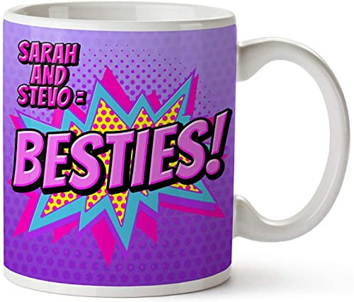 Personalised Besties Mug Best Friends Coffee Cup Custom Tea Mug Birthday Gift for Her ST378