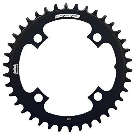 FSA Unisex Adult Megatooth 1x11 Mtb Chainring - Black, 104 × 34T