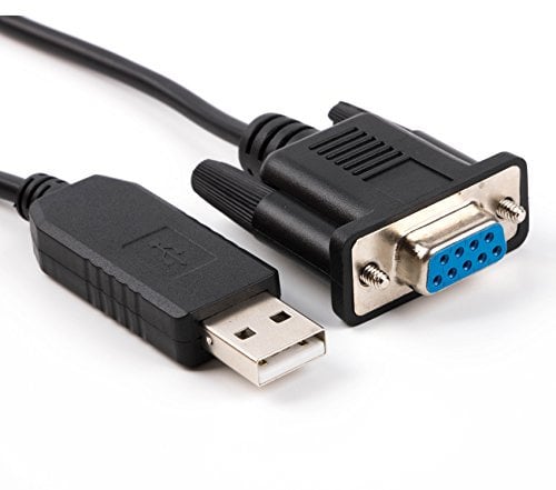 Pl2303GT USB RS232 zu DB9 Kabelgebundenes Rollover-Nullmodem-Kabel Null modem pinout: 2-TXD, 3-RXD 5-GND, 7-CTS. 8-RT