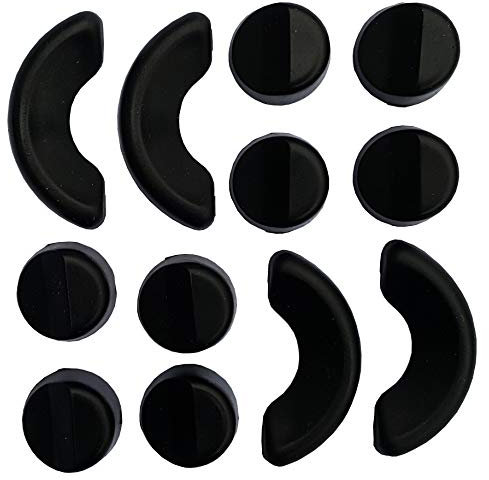 Acclaim Umpire Solid Rubber Bowling Measuring Wedges 12 Set 8 Round 2.8 cm x 1.5 cm 4 Semi Circle 6 cm x 2.5 cm