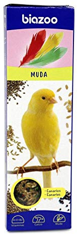 Biazoo - Barritas de Muda para Canario 60g - Pack 10 Cajas