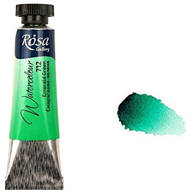 Professional Watercolour Paint, 10ml Tubes, Gallery, Artist Quality (Emerald Green)