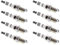 NGK Iridium IX Spark Plug BKR7EIX (8 Pack) for PORSCHE CAYENNE TURBO 2003-2006 4.5L/4511cc