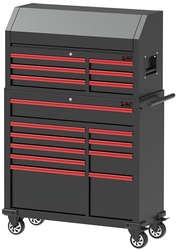 dirty pro tools Professional Tool Box Tool Chest with Ball Bearing Slides