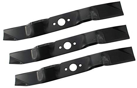 SECURA Jeu de lames (éjection) compatible avec Husqvarna Rider 16 H (103cm Carter de coupe) Tracteur de pelouse